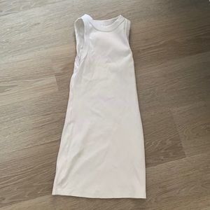White tank top dress